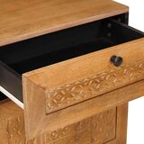 vidaXL Nočna omarica Svetlo rjava 50 x 33 x 60 cm trden mangov les | Shoptok.si