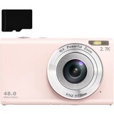 INF digitalni fotoaparat 48MP 2.7K fhd 16X digitalni zoom, spletna kamera, samodejno ostrenje pink, (21266068) Cene