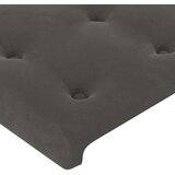 Uzglavlje s ušima tamnosivo 103x23x118/128 cm baršunasto | shoptok.hr