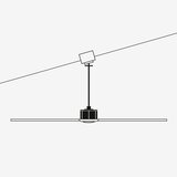 Faro 33370DC - Stropni ventilator LANTAU, braon/mat hrom, prečnik 132 cm + daljinski upravljač | Eponuda.com