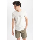 Defacto Slim Fit Crew Neck Printed Cotton T-Shirt Cene