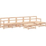  The Living Store Vrtna sedežna garnitura 7-delna trdna borovina - Vrtna Sedežna Garnitura, (21453284) | Shoptok.si