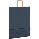  Papirnate vrećice 250 kom s ručkama plave 32x12x42 cm | shoptok.hr
