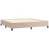  Za krevet boja cappuccina 200x200 cm od umjetne kože | shoptok.hr