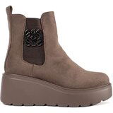 GOODIN Brown suede boots | Shoptok.si