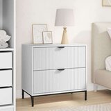 vidaXL Noćni ormarić Bijelo 63.5 x 36 x 61 cm Konstruirano drvo Cijene
