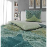 Bio:Vio POSTELJNINA Neva 140/200 cm saten zelena | Shoptok.si