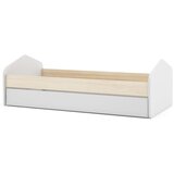 Marckeric Bijeli/u prirodnoj boji dječji krevet u dekoru bora s dodatnim ležajem s prostorom za odlaganje 90x200 cm Estefania – | shoptok.hr