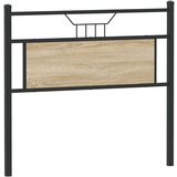  Posteljno vzglavje sonoma hrast 100 cm inženirski les in jeklo, (21829454) | Shoptok.si