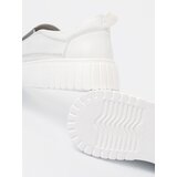 Sergio Leone White openwork women's platform shoes | Shoptok.si