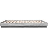  Okvir kreveta boja hrasta 180 x 200 cm od konstruiranog drva | shoptok.hr