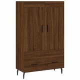vidaXL Visoka omara rjavi hrast 69,5x31x115 inženirski les, (20818797) | Shoptok.si