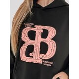DStreet Bluza damska oversize z kapturem LITESSO czarna | Shoptok.si