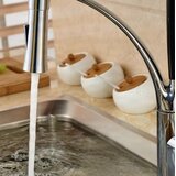 EYN Kuhinjska armatura KC46919 | Črna kuhinjska armatura — Bela | Shoptok.si
