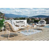 Palermo okrugli set namještaja bež / svijetlo siva | shoptok.hr