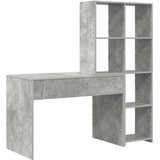  Stol Betonski sivi 138,5 x 55 x 143 cm Konstruirano drvo | shoptok.hr