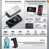 Remax power bank prenosiva baterija RPP-D3 20W+22.5W fast charging 10000mAh magnetic 5u1 crni | Eponuda.com