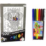 Colours Puzzle 500 Elephant | shoptok.hr