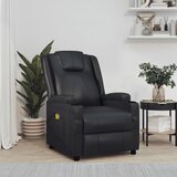 vidaXL masažni stol črno umetno usnje | Shoptok.si