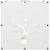  Stalak za drva bijela 40x40x40 cm hladno valjani čelik | shoptok.hr