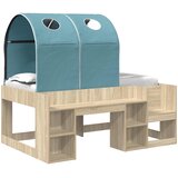  s Tunnels s policom 3 kom. Hrast sonoma i svjetloplava | shoptok.hr