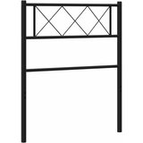  Metalno zamjensko uzglavlje crno 100 cm | shoptok.hr