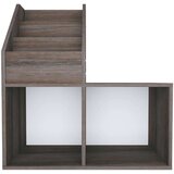vidaXL Otroško stojalo za revije sivo in sonoma hrast 71x30x78,5 cm | Shoptok.si