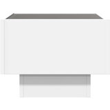  Bočni stolić LED bijeli 40 x 40 x 30 cm od konstruiranog drva | Eponuda.ba