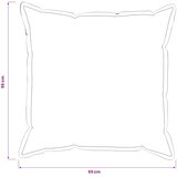  Presvlaka za jastuk 6 pcs HOUTEN Krem 55 x 55 cm Bouclé | shoptok.hr