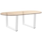  Noge za klub stolić V-oblika 2 kom Bijele 70 x (42-43,3) cm Čelik | shoptok.hr