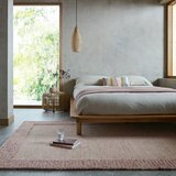 Flair Rugs Svetlo rožnata ročno tkana preproga iz mešanice volne 200x290 cm Rue – | Shoptok.si