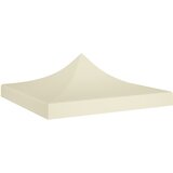 vidaXL Krov za šator za zabave 2 x 2 m krem 270 g/m² Cijene