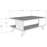 Hanah home sto za dnevnu sobu yuka freesia marble | ePonuda.com
