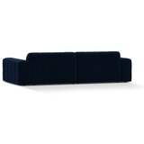 Cosmopolitan Design Temno modra žametna sedežna garnitura 252 cm Chicago – | Shoptok.si