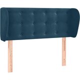  Uzglavlje s ušima tamnoplavo 103x23x78/88 cm baršunasto | shoptok.hr