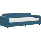  Dnevni krevet s madracem plavi 80 x 200 cm baršunasti | shoptok.hr