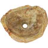 Umivalnik 45x35x15 cm fosilni kamen krem, (21001175) | Shoptok.si