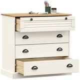  Ladičar VIGO bijeli 80 x 40 x 76 cm od masivne borovine | shoptok.hr