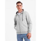 Ombre Men's softly structured hooded sweatshirt - grey | shoptok.hr