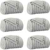  Pokrivači za bacanje 6 pcs Siva 150 x 130 cm Runo | shoptok.hr