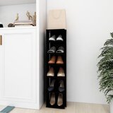 vidaXL Ormarić za cipele crni 25 x 27 x 102 cm od iverice Cijene