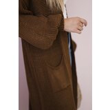 Kesi Włoski Sweater long cardigan chocolate | shoptok.hr