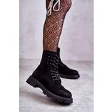 Kesi Suede Boots With Studs Black Palmira Cene