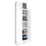 MID.YOU Omara Za Oblačila Lona Xxl, Bela | Shoptok.si