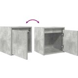  Stenske nočne omarice 2 kosa betonsko sive 38x34x40 cm | Shoptok.si
