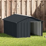  Kućica za pse antracit 116,5 x 153 x 81,5 cm pocinčani čelik | shoptok.hr
