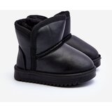 Kesi Children's eco leather snow boots Husalta black | Shoptok.si