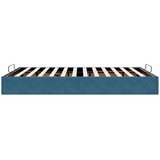 vidaXL Otomanski posteljni okvir brez vzmetnice Temno modra 140x200 cm | Shoptok.si