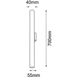 Amplex 8877 - Zidno svetlo AKADI 2xGU10-MR11/15W/230V | Eponuda.com
