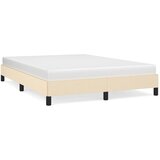  Okvir za krevet bez madraca krem 140 x 190 cm od tkanine | shoptok.hr